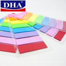 Notas adhesivas del índice de color para mascotas de color fluorescente (DH-9610)